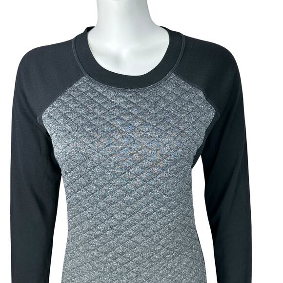 Smartwool Diamond Peak Quilted Mini Dress Medium Comfort Pockets Merino Wool LS - Picture 6 of 14